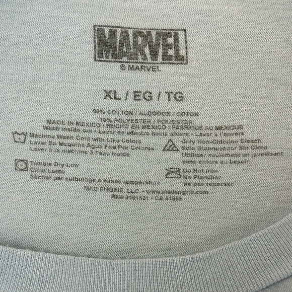 Marvel Blue Captain America Graphic Tee T-Shirt XL Marvel Comics Group - Picture 8 of 12